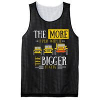 The More I Play With It The Bigger It Gets Off Roader Mesh Reversible Basketball Jersey Tank