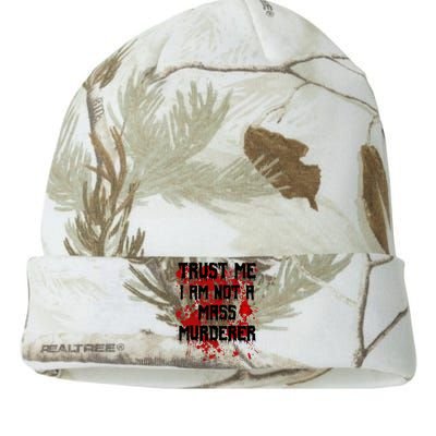 Trust Me IM Not A Mass Murderer Bloody Scary Halloween Kati Licensed 12" Camo Beanie