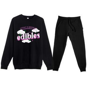 Today’S Mood Is Sponsored By Edibles Premium Crewneck Sweatsuit Set