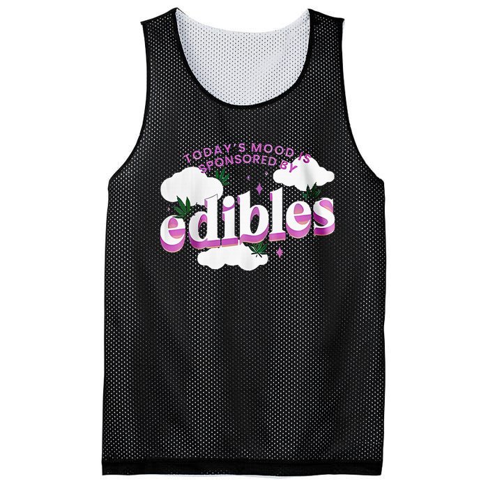 Today’S Mood Is Sponsored By Edibles Mesh Reversible Basketball Jersey Tank