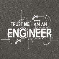 Trust Me I'm An Engineer Cotton Canvas Backpack