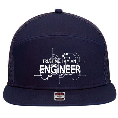 Trust Me I'm An Engineer 7 Panel Mesh Trucker Snapback Hat