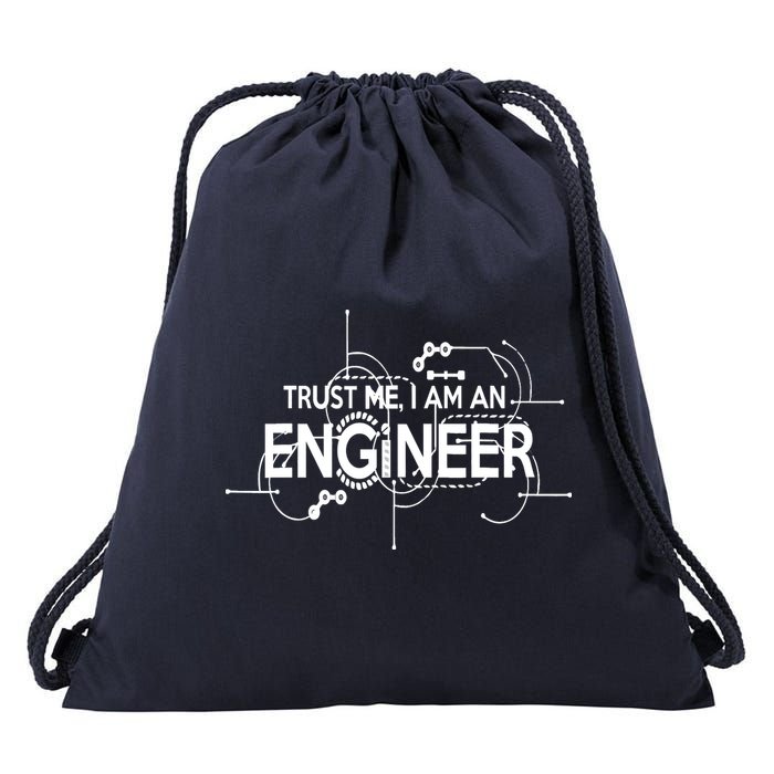 Trust Me I'm An Engineer Drawstring Bag