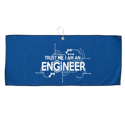Trust Me I'm An Engineer Large Microfiber Waffle Golf Towel