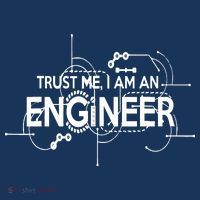 Trust Me I'm An Engineer Golf Towel