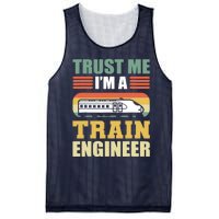 Trust Me I'm A Train Engineer Railroad Engineer Mesh Reversible Basketball Jersey Tank