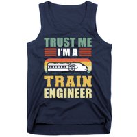 Trust Me I'm A Train Engineer Railroad Engineer Tank Top