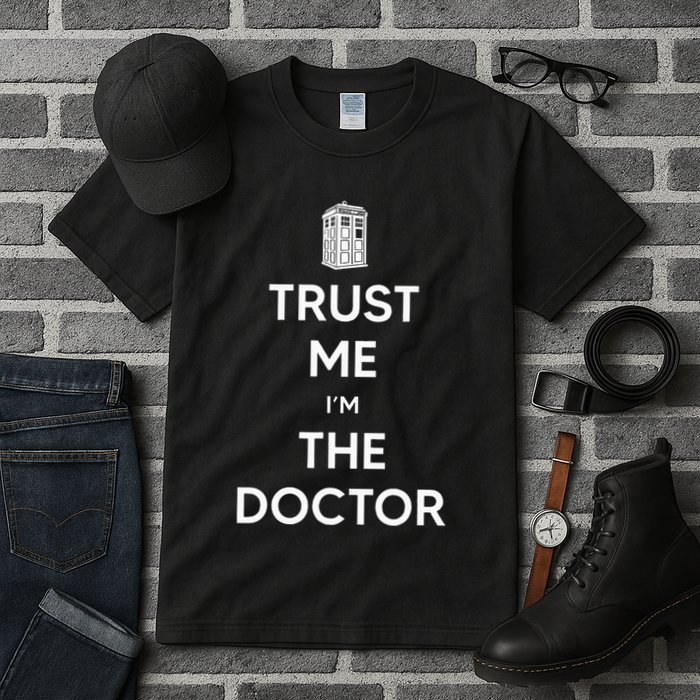 Trust Me IM The D.O.C.T.O.R W.H.O Is Doctor Time Traveller Tall T-Shirt