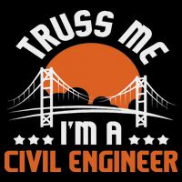 Truss Me I'm A Civil Engineer Bridge Builder Construction Wool Snapback Cap