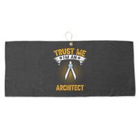 Trust Me IM An Architect Large Microfiber Waffle Golf Towel