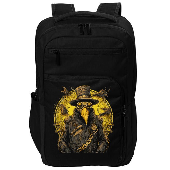 Trust Me IM A Doctor Gothic Plague Doctor Steampunk Style Impact Tech Backpack