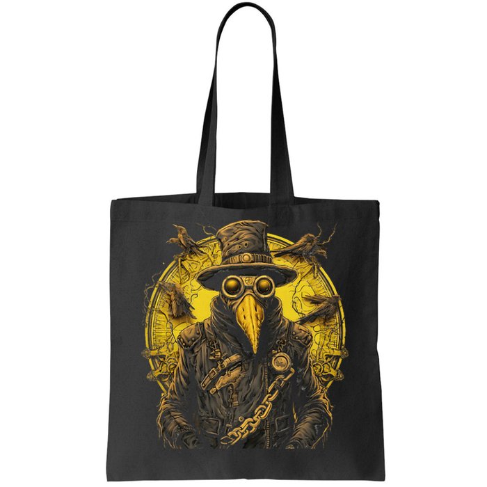 Trust Me IM A Doctor Gothic Plague Doctor Steampunk Style Tote Bag