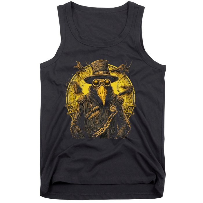 Trust Me IM A Doctor Gothic Plague Doctor Steampunk Style Tank Top