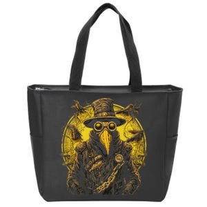 Trust Me IM A Doctor Gothic Plague Doctor Steampunk Style Zip Tote Bag