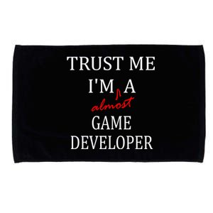 Trust Me Im Almost A(n) Game Developer Meaningful Gift Microfiber Hand Towel