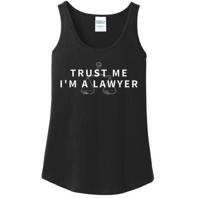 Trust Me IM A Lawyer Funny Attorney Gift Ladies Essential Tank