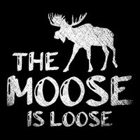The Moose Is Loose Funny Wildlife Animal Canadian Elk Moose Impact Tech Backpack