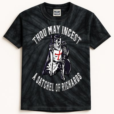 Thou May Ingest a Satchel of Richards Renaissance Festival Kids Tie-Dye T-Shirt