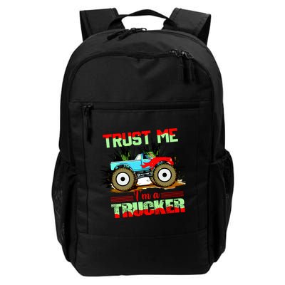 Trust Me I'm A Trucker Monster Truck Backpack