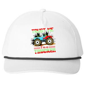 Trust Me I'm A Trucker Monster Truck Snapback Five-Panel Rope Hat