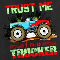 Trust Me I'm A Trucker Monster Truck Adult Drive Performance Visor