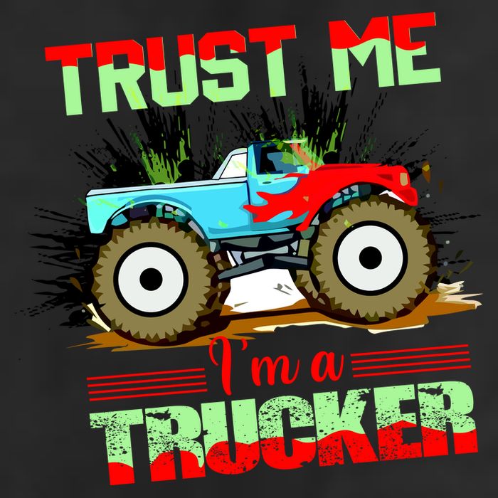 Trust Me I'm A Trucker Monster Truck Adult Drive Performance Visor