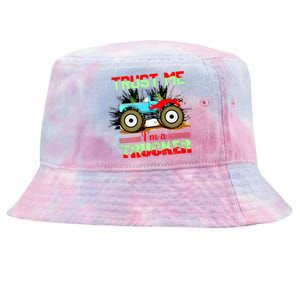 Trust Me I'm A Trucker Monster Truck Tie-Dyed Bucket Hat