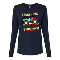 Trust Me I'm A Trucker Monster Truck Womens Cotton Relaxed Long Sleeve T-Shirt