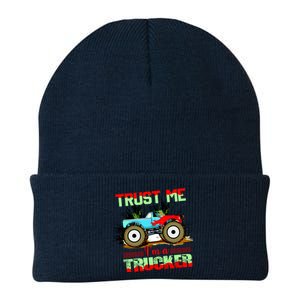 Trust Me I'm A Trucker Monster Truck Knit Cap Winter Beanie