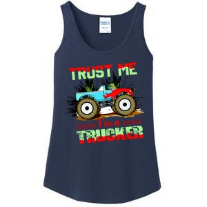 Trust Me I'm A Trucker Monster Truck Ladies Essential Tank