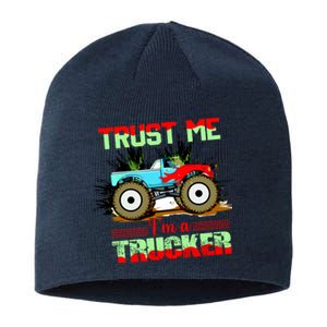 Trust Me I'm A Trucker Monster Truck Sustainable Beanie