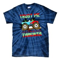 Trust Me I'm A Trucker Monster Truck Tie-Dye T-Shirt