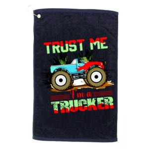 Trust Me I'm A Trucker Monster Truck Platinum Collection Golf Towel