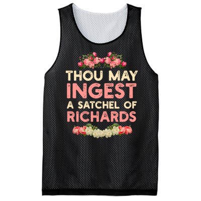 Thou May Ingest A Satchel Of Richards Mesh Reversible Basketball Jersey Tank