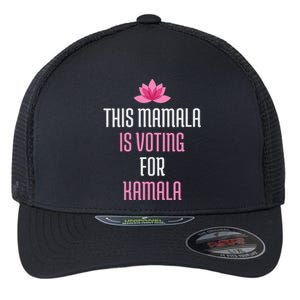 This Mamala Is Voting For Kamala Harris 2024 Lotus Flower Flexfit Unipanel Trucker Cap