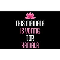 This Mamala Is Voting For Kamala Harris 2024 Lotus Flower Bumper Sticker