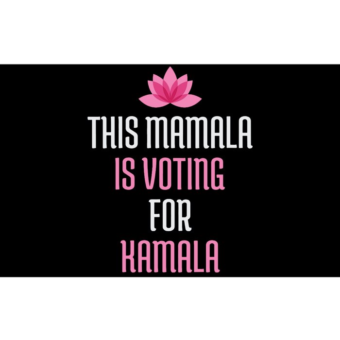 This Mamala Is Voting For Kamala Harris 2024 Lotus Flower Bumper Sticker