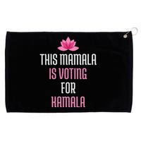 This Mamala Is Voting For Kamala Harris 2024 Lotus Flower Grommeted Golf Towel