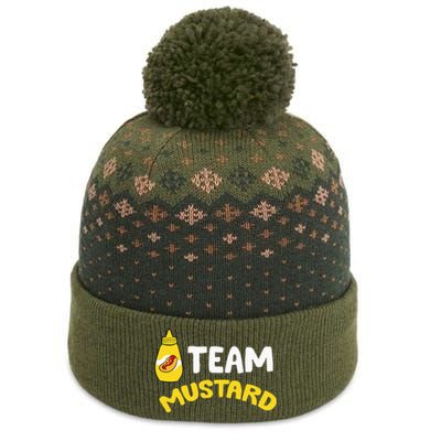 Team Mustard I Love Yellow Mustard The Baniff Cuffed Pom Beanie