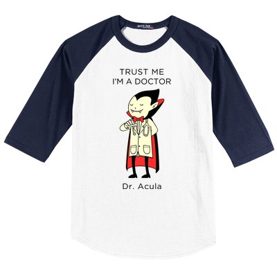 TRUST ME Im A Doctor Dracula Halloween Baseball Sleeve Shirt