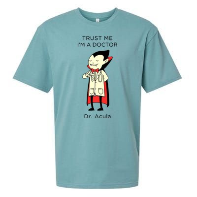 TRUST ME Im A Doctor Dracula Halloween Sueded Cloud Jersey T-Shirt