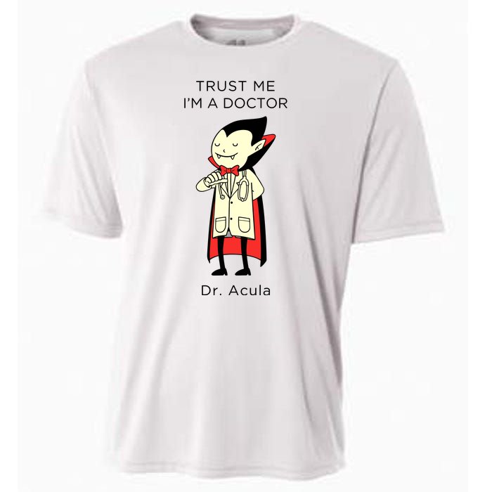 TRUST ME Im A Doctor Dracula Halloween Cooling Performance Crew T-Shirt