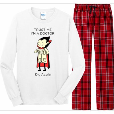 TRUST ME Im A Doctor Dracula Halloween Long Sleeve Pajama Set