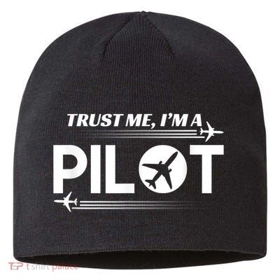 Trust Me, I'm A Pilot Aviation Sustainable Beanie