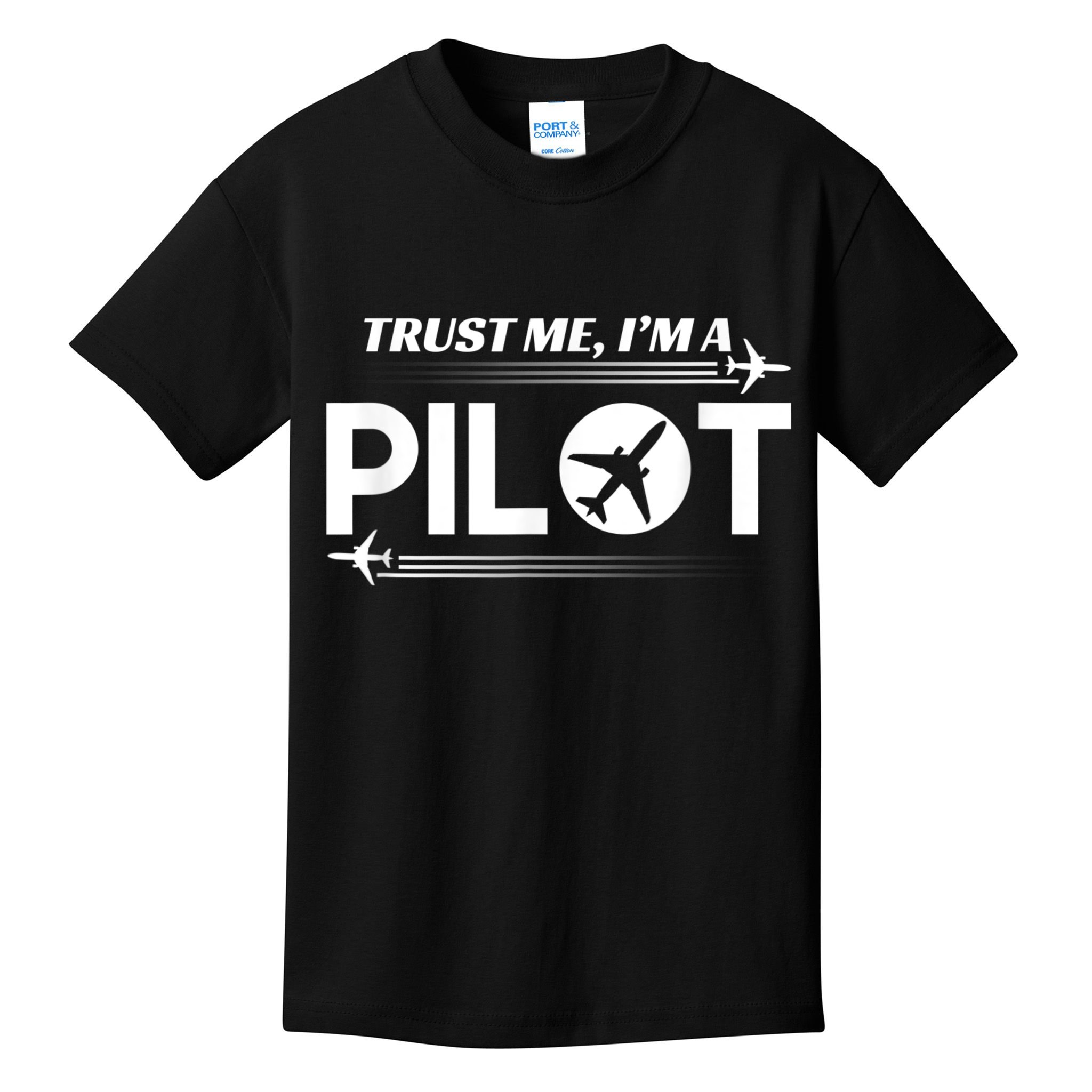 Trust Me, I'm A Pilot Aviation Kids T-Shirt