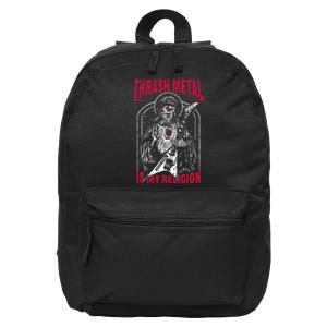 Thrash Metal Is My Religion 16 in Basic Backpack