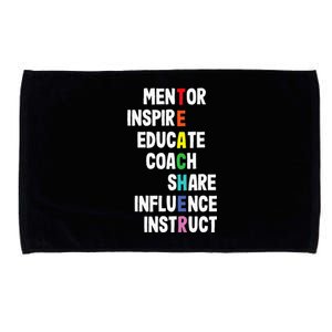 Teacher Mentor Inspire Microfiber Hand Towel