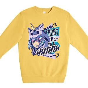 Trust Me I Am A Unicorn Premium Crewneck Sweatshirt