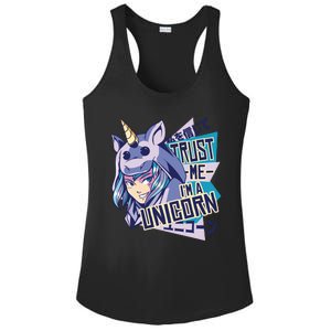 Trust Me I Am A Unicorn Ladies PosiCharge Competitor Racerback Tank