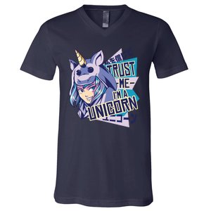 Trust Me I Am A Unicorn V-Neck T-Shirt